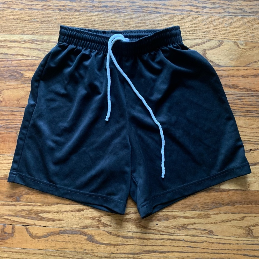 Protime Sports ~ Black ~ Soccer Shorts ~ Youth Large
